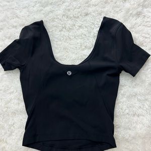 Lululemon black short sleeve shirt